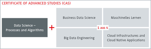 Zertifikat für fortgeschrittene Studien im Bereich Data Science